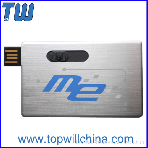 Metal Sliding Creidt Card 8GB Pen Drive